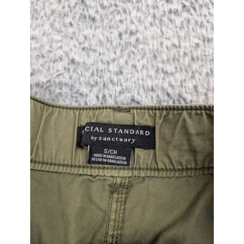Social Standard by Sanctuary Skirt Women Small Green Army Hero Stretch Cargo - Picture 2 of 7